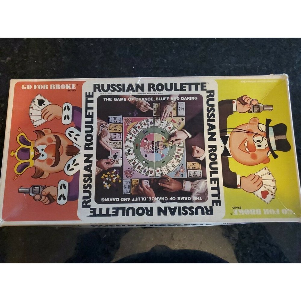 Vintage Selchow & Righter Russian Roulette Family